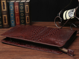 Crocodile Embossed Executive Clutch