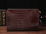 Crocodile Embossed Executive Clutch