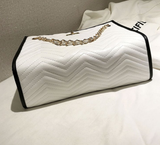 Vintage Chevron Chain Shoulder Bag