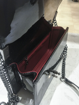 Chevron Glitter Sequins Crossbody Handbag