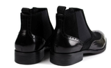 Luxury Italian Suede Leather Chelsea Boots
