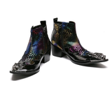 Genuine Leather Dragon Chelsea Boots