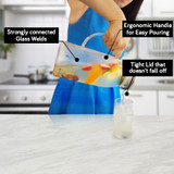 Glass Water Pitcher With Lid (60 Ounces)