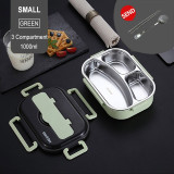 Portable Stainless Steel Lunch Box Bento Box Leakproof Food Container