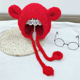 Knitted Crochet Beanie Cap