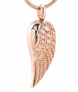 Blessed Angel Wing Cremation Necklace