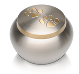 Pet Urn with Paw Prints