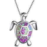 Opal Sea Turtle Pendant Necklace Opal Sea Turtle Pendant Necklace