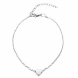 Simple Heart Anklet