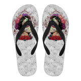 Calavera Sugar Skull Flip Flops