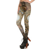 Steampunk Clocks & Cogs Leggings