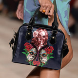 Whisper Sugar Skull Shoulder Handbag
