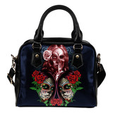 Whisper Sugar Skull Shoulder Handbag