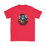 Blue Hair Sugar Skull Tee