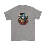 Blue Hair Sugar Skull Tee