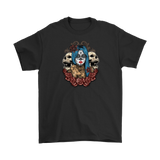 Blue Hair Sugar Skull Tee