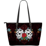 Twin Sugar Skull Large Tote