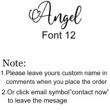 Personalized Iced Name Necklace Stainless Steel Charm Custom Name Jewelry Any Name 11 Font Style To Choose For Girl kids