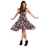 Multi Colored Sugar Skull Dress