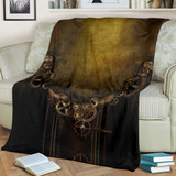 Steampunk Vintage Throw Blanket