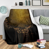 Steampunk Vintage Throw Blanket