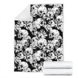 Skulls Throw Blanket