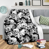 Skulls Throw Blanket