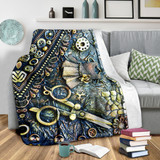 Steampunk Bobbin Blanket