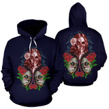 Whisper Sugar Skull Hoodies