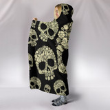 Sugar Skull Hooded Blanket