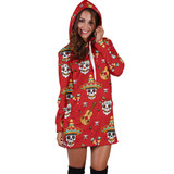 Guitar Skulls Women's Hoodie Dress