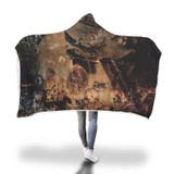 Art Steampunk Hooded Blanket