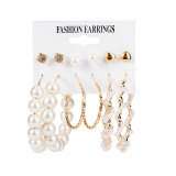 12 Pairs/Set Women's Earrings Set Stud Earrings For Women Bohemian Fashion Jewelry Vintage Geometric Crystal Pearl Earrings 2020 12 Pairs/Set Women's Earrings Set Stud Earrings For Women Bohemian Fashion Jewelry Vintage Geometric Crystal Pearl Earrings 2020