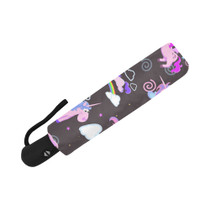 Magic Unicorn Flying On Rainbow Auto Foldable Umbrella