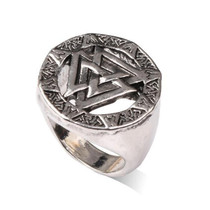 The Slain Warriors Knot™ - Viking Valknut Steel Ring