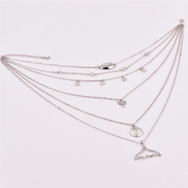 Bohemian Multilayer Mermaid Tail Necklace