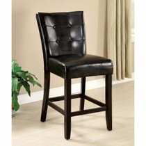Marion II Contemporary Marion Counter Height Chair ,Expresso, Set Of 2