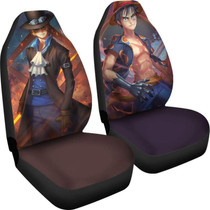 Luffy Sabo One Piece Car Seat Covers
