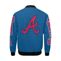 Atlanta Braves All Over Print Bomber Jacket for Men