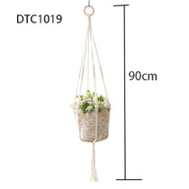 Handmade macrame plant hanger flower pot