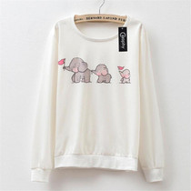 Cute Owl Print Hoodies 2017 Women Hoody Spring AutumnLong Sleeve Casual Sweatshirt Tracksuit Hoodies Harajuku Pullover Hoodies
