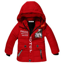 KEAIYOUHUO 2017 Winter Baby Boys Jacket For Boys Coats and Jacket Kids Hooded Warm Cotton-Padded Clothes Children Outerwear Coat