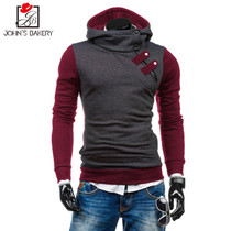 John'S Bakery Brand 2017 Hoodies Brand Men Splicing Sweatshirt Male Hoody Hip Hop Autumn Winter Cotton Hoodie Mens Sudaderas