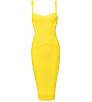 INDRESSME 2017 Women's Midi Bandage Dress Sexy Spaghetti Strap Bodycon Club Party Dresses Vestidos Wholesale
