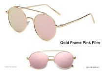 Round Sunglasses Men luxury Brand Metal Frame Vintage Fashion Designer Sun glasses Women lunette de soleil homme 2017 shades