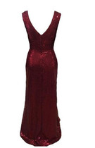 Rose Gold Sequins Bridesmaid Dresses 2017 Burgundy Honor Of Bridesmaid Formal Wedding Guest Gown A Line Long  Cheap