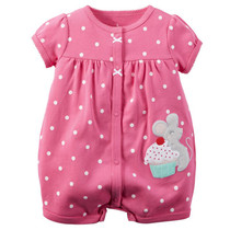 Baby Rompers Summer Baby Girl Clothes 2017 Baby Girl Dress Cotton Newborn Baby Clothes Roupas Bebe Infant Jumpsuits Kids Clothes