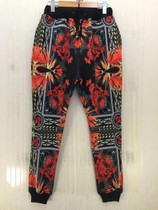 Mr.1991INC Flowers printed men/women 3d sweatpant long harem pant casual trousers emoji joggers P45