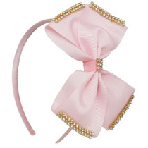 Baby Ribbon Hair Bands Headband Girls Hairbow Hairband With Rhinestone Children Hair Accessories