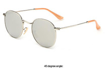 NoEnName_Null 100% Polarized Hot Brand Designer Classic Round Sunglasses Men Vintage Retro John Lennon Women Driving Sun Glasses